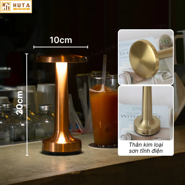 Cho Thuê Đèn Bàn Trang Trí Mã RESDIA2 | Decor Sự Kiện | Chạm Cảm Ứng
