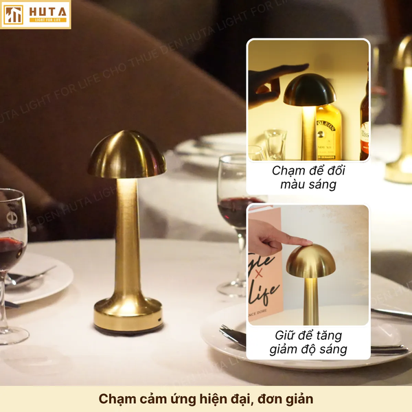 Cho Thuê Đèn Led Để Bàn Mã RESNON | Chạm Cảm Ứng | ĐIều Chỉnh Độ Sáng