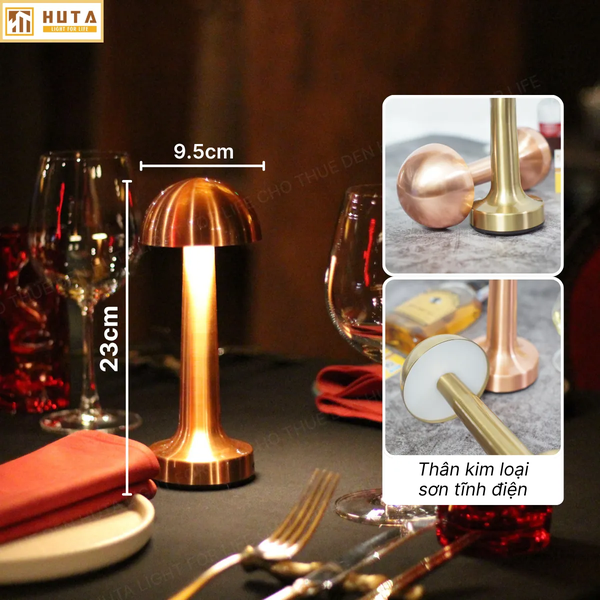 Cho Thuê Đèn Led Để Bàn Mã RESNON | Chạm Cảm Ứng | ĐIều Chỉnh Độ Sáng