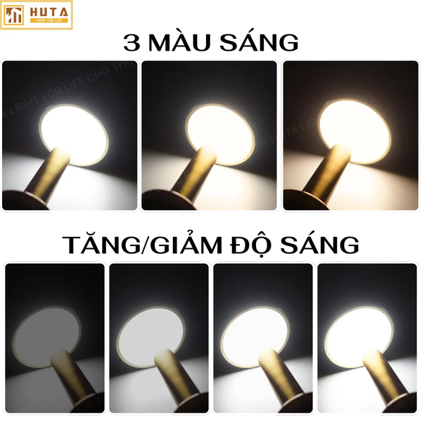 Cho Thuê Đèn Led Để Bàn Mã RESNONCUT | Chạm Cảm Ứng | Đèn Bàn Pin Sạc