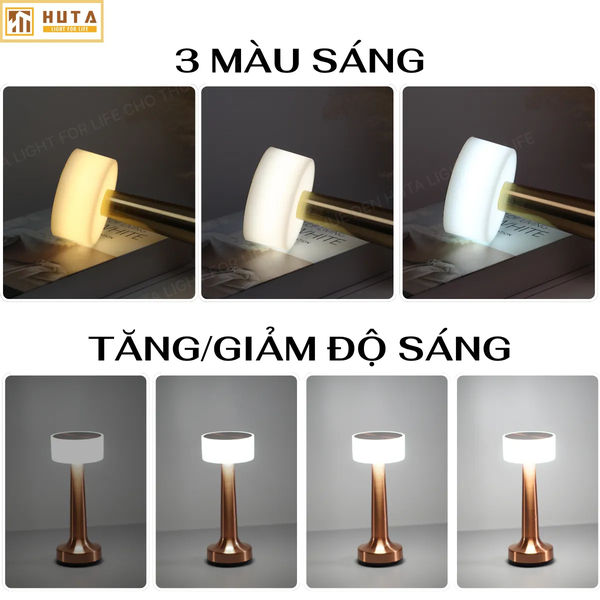 Cho Thuê Đèn Led Để Bàn Mã RESTA | Chạm Cảm Ứng | Điều Chỉnh Độ Sáng