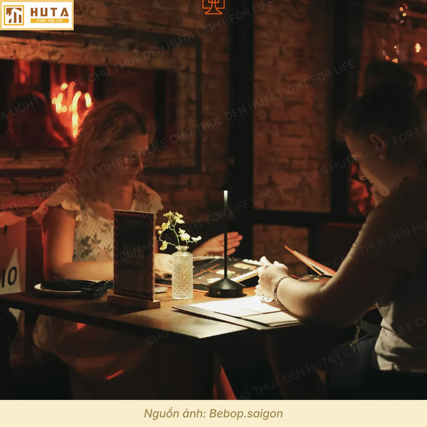 Cho Thuê Đèn Trang Trí Bàn Tiệc Mã TAMGIAC | Chạm Cảm Ứng | Decor Sự Kiện