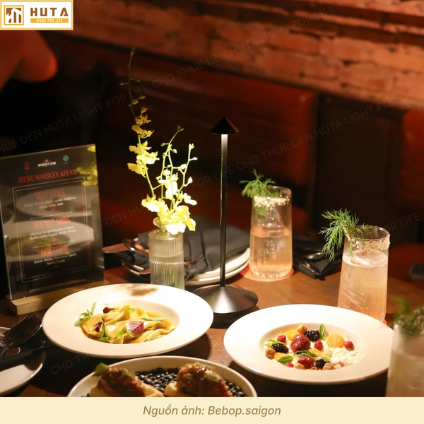 Cho Thuê Đèn Trang Trí Bàn Tiệc Mã TAMGIAC | Chạm Cảm Ứng | Decor Sự Kiện