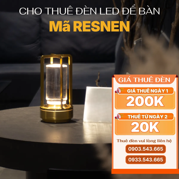 Cho Thuê Đèn Led Để Ban Mã RESNEN | Decor Bàn Tiệc | Chạm Cảm Ứng