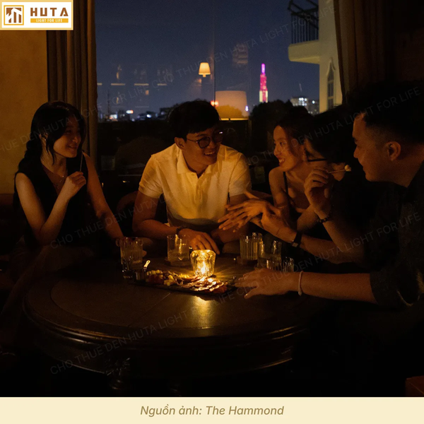 Cho Thuê Đèn Bàn Trang Trí Tiệc Mã PLCOC | Ba Kiểu Ánh Sáng | Thiết Kế Sang Trọng