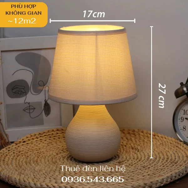 Cho Thuê Đèn Ngủ Thân Gốm Sứ Mã S1