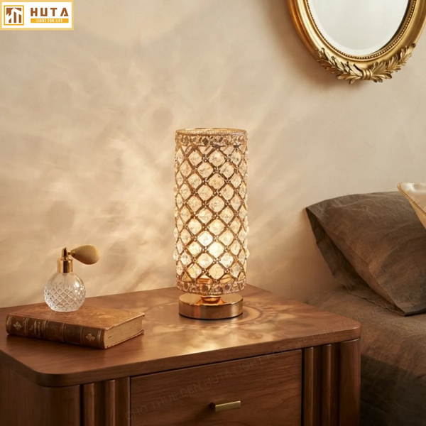 Cho Thuê Đèn Bàn Trang Trí Thân Kim Loại Mã PL1 | Thiết Kế Cổ Điển | Decor Không Gian 