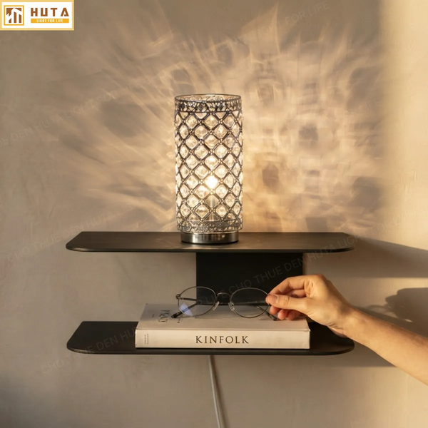 Cho Thuê Đèn Bàn Trang Trí Thân Kim Loại Mã PL1 | Thiết Kế Cổ Điển | Decor Không Gian 