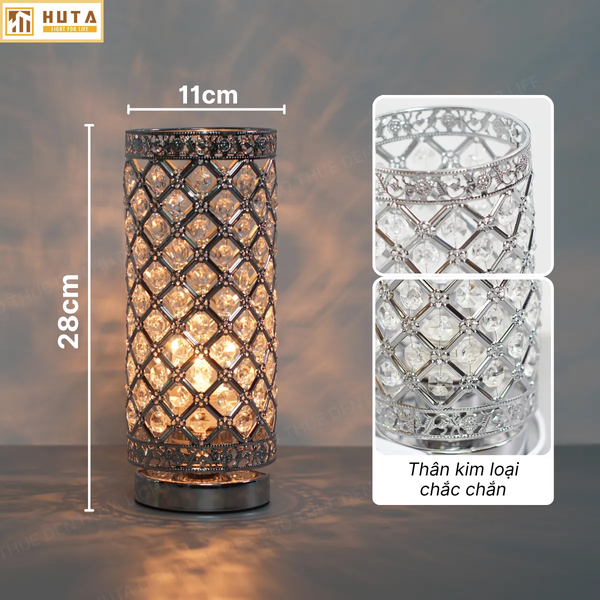 Cho Thuê Đèn Bàn Trang Trí Thân Kim Loại Mã PL1 | Thiết Kế Cổ Điển | Decor Không Gian 