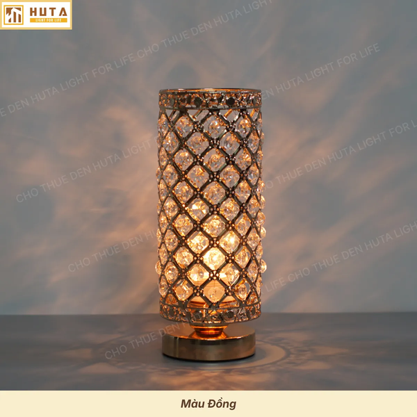 Cho Thuê Đèn Bàn Trang Trí Thân Kim Loại Mã PL1 | Thiết Kế Cổ Điển | Decor Không Gian 