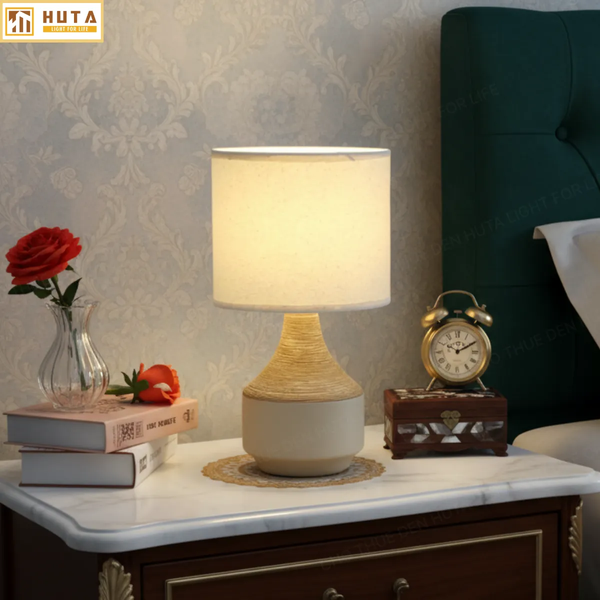 Cho Thuê Đèn Ngủ Thân Gốm Sứ Mã S14 | Decor Sự Kiện | Ba Màu Ánh Sáng