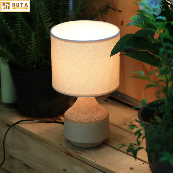 Cho Thuê Đèn Ngủ Thân Gốm Sứ Mã S14 | Decor Sự Kiện | Ba Màu Ánh Sáng