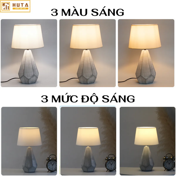 Cho Thuê Đèn Ngủ Thân Gốm Sứ Mã S15 | Điều Chỉnh Ánh Sáng | Trang Trí Sự Kiện