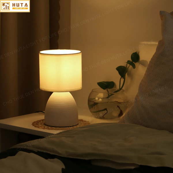 Cho Thuê Đèn Ngủ Thân Gốm Sứ Mã S2 | Decor Sự Kiện | Điều Chỉnh Ánh Sáng