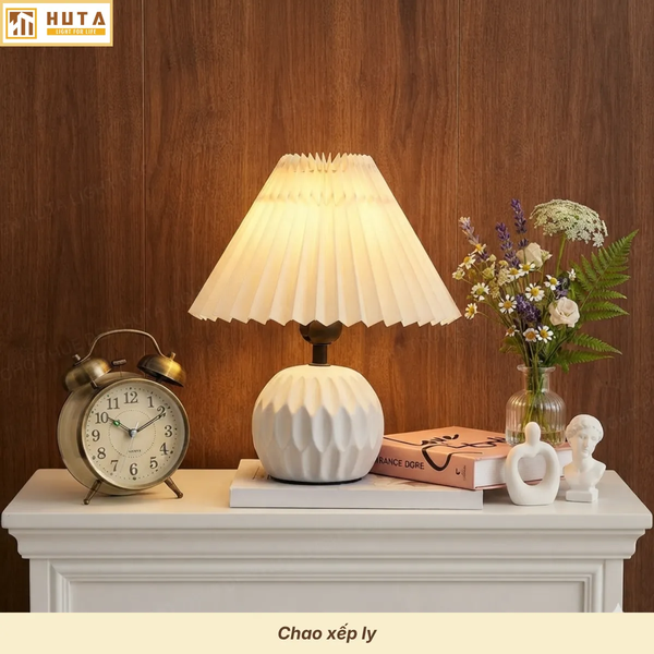 Cho Thuê Đèn Ngủ Mã S3 | Decor Không Gian | Thân Gốm Sứ