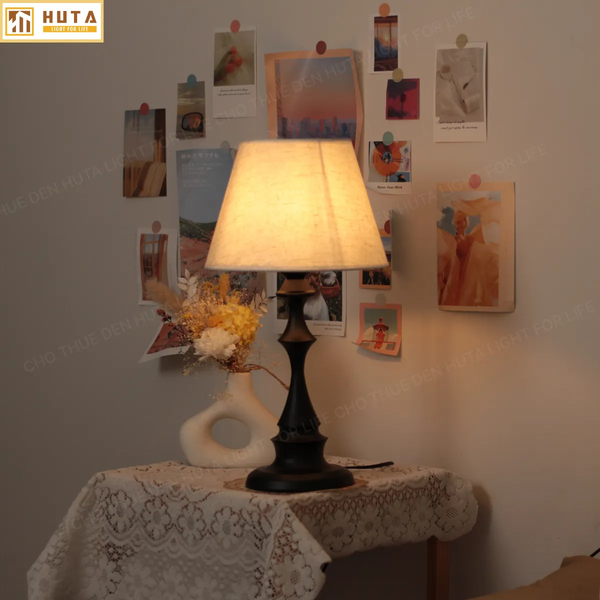 Cho Thuê Đèn Ngủ Thân Kim Loại Mã T2 | Decor Không Gian | Điều Chỉnh Ánh Sáng