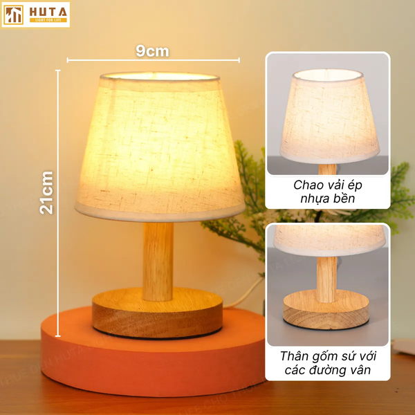 Cho Thuê Đèn Decor Thân Gỗ Mã G9 | Thiết Kế Nhỏ Gọn | Decor Sự Kiện