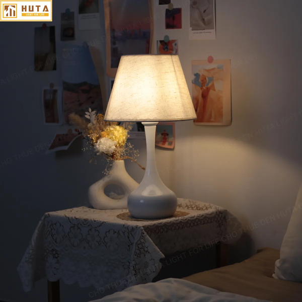 Cho Thuê Đèn Ngủ Thân Kim Loại Mã T3 | Điều Chỉnh Ánh Sáng | Decor Sự Kiện