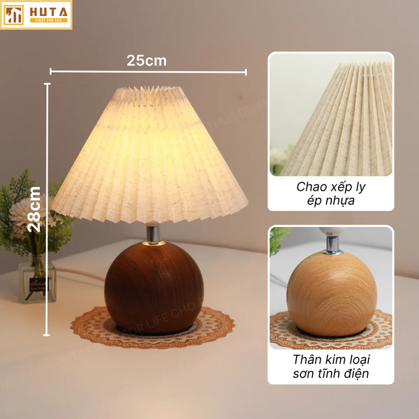 Cho Thuê Đèn Ngủ Thân Kim Loại Mã T8 | Decor Không gian | Điều Chỉnh Ánh Sáng