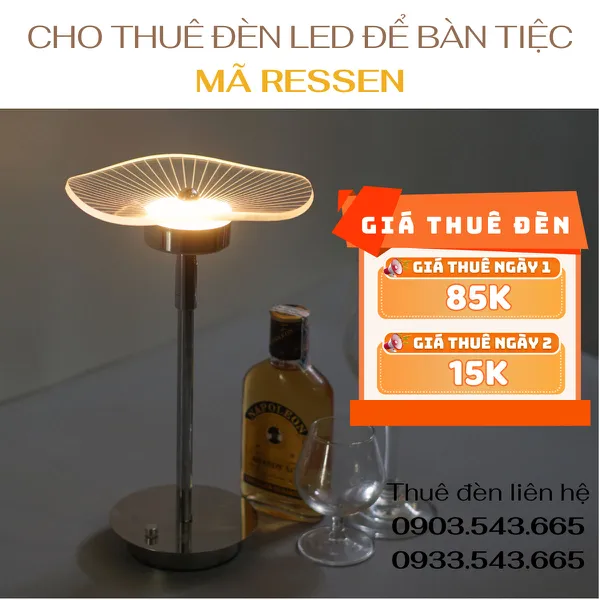 Cho Thuê Đèn Bàn Cảm Ứng Mã RESSEN