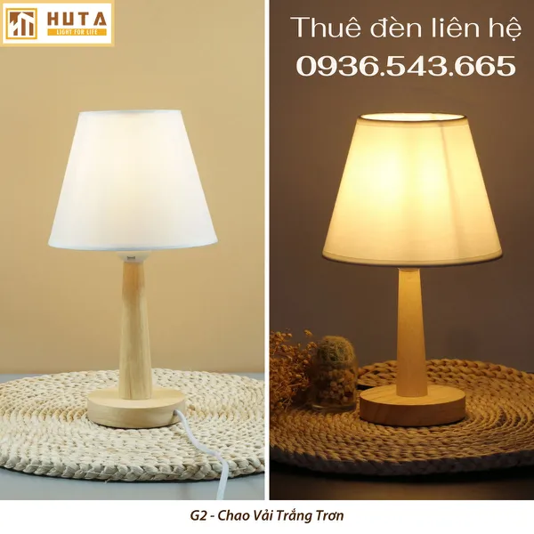 Cho Thuê Đèn Ngủ Thân Gỗ Mã G2