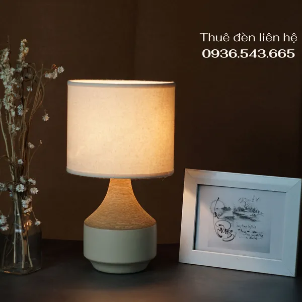 Cho Thuê Đèn Ngủ Thân Gốm Sứ Mã S14