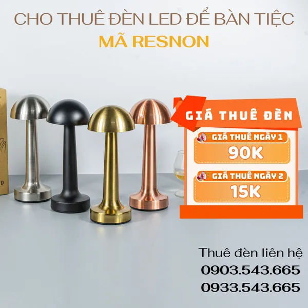 Cho Thuê Đèn Trang Trí Bàn Tiệc Mã RESNON