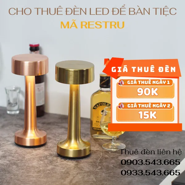 Cho Thuê Đèn Bàn Cảm Ứng  Mã RESTRU