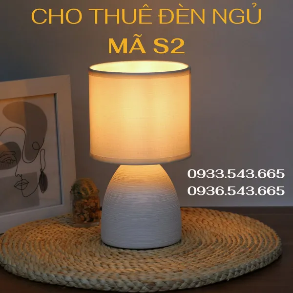 Cho Thuê Đèn Ngủ Thân Gốm Sứ Mã S2