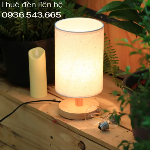 Cho Thuê Đèn Ngủ Decor Thân Gỗ Mã G1