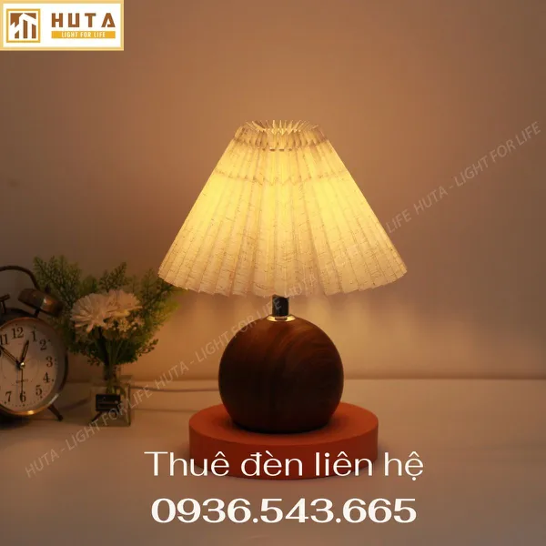 Cho Thuê Đèn Ngủ Thân Kim Loại Mã T8