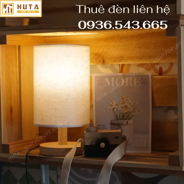 Cho Thuê Đèn Ngủ Decor Thân Gỗ Mã G1