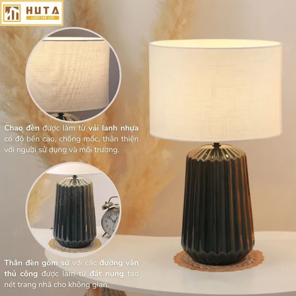 Cho Thuê Đèn Ngủ Thân Gốm Sứ Trang Trí Sự Kiện Mã S17