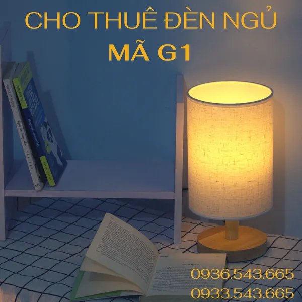 Cho Thuê Đèn Ngủ Decor Thân Gỗ Mã G1