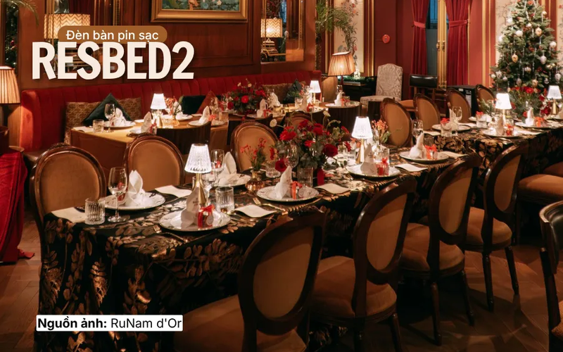 Đèn bàn pin sạc RESBED2