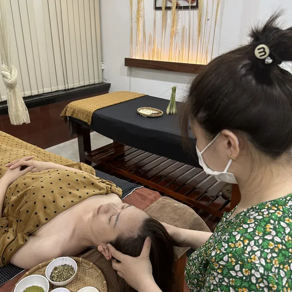 Massage MẶT nguyên liệu THẢO MỘC