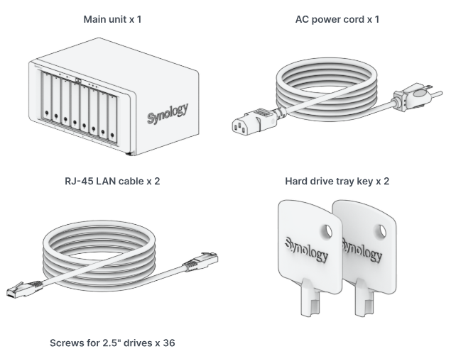 Thiết bị lưu trữ mạng NAS Synology DS1823xs+ Thiết bị lưu trữ mạng NAS Synology DS1823xs+