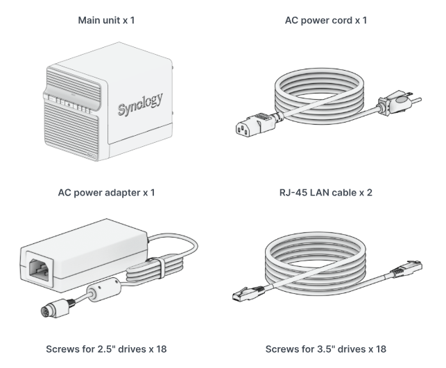 Thiết bị lưu trữ mạng NAS Synology DS423 Thiết bị lưu trữ mạng NAS Synology DS423
