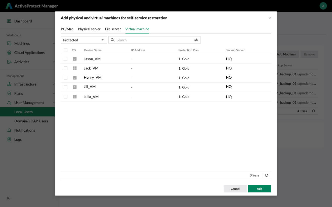 Bảo Vệ Và Khôi Phục Máy Ảo Bảo Vệ Và Khôi Phục Máy Ảo