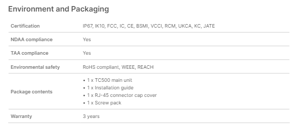 Camera IP Synology TC500 Camera IP Synology TC500