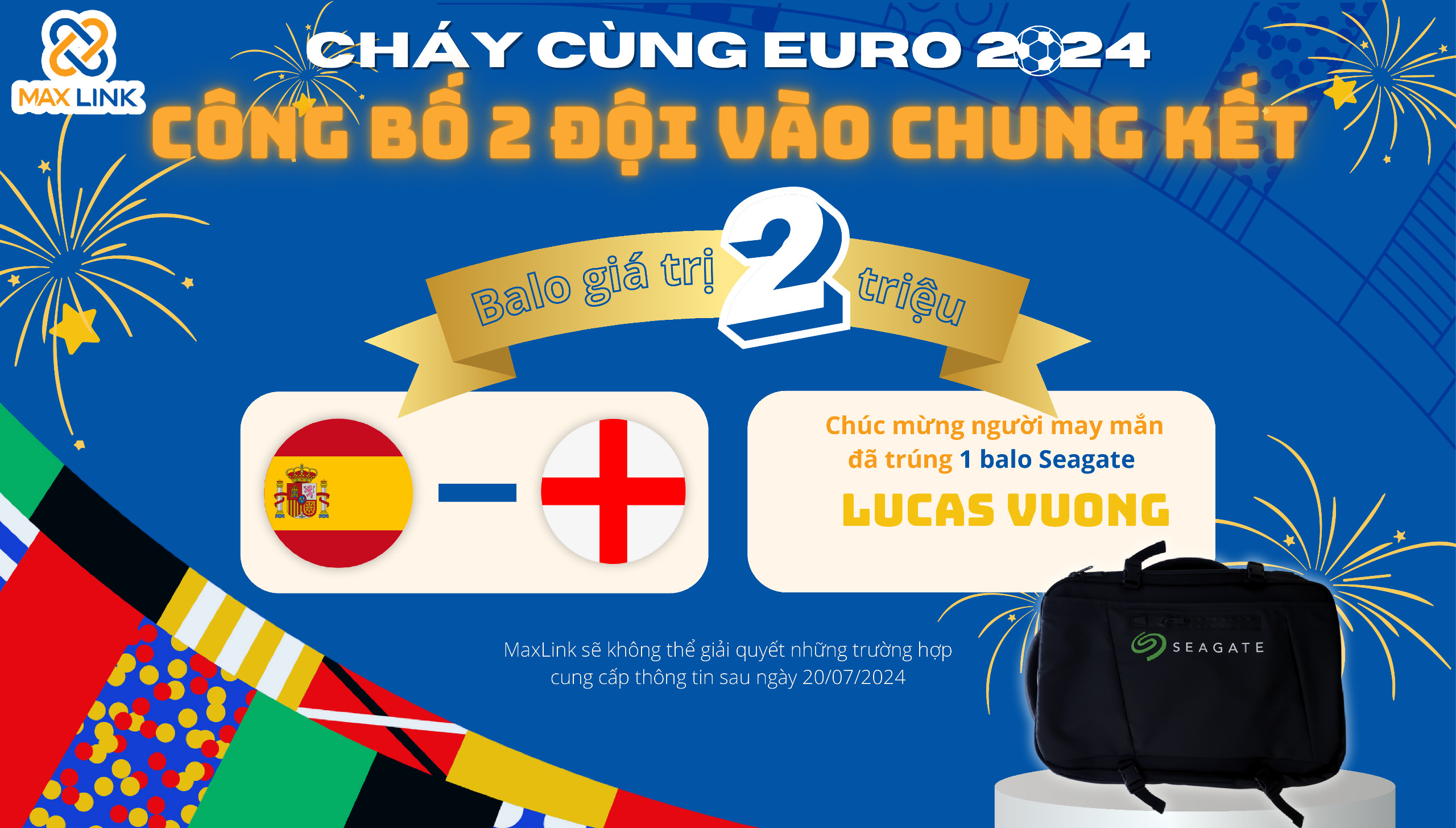 Công Bố Kết Quả Minigame “Cháy Cùng Euro - Dự Đoán 2 Đội Vào Chung Kết” Công Bố Kết Quả Minigame “Cháy Cùng Euro - Dự Đoán 2 Đội Vào Chung Kết”