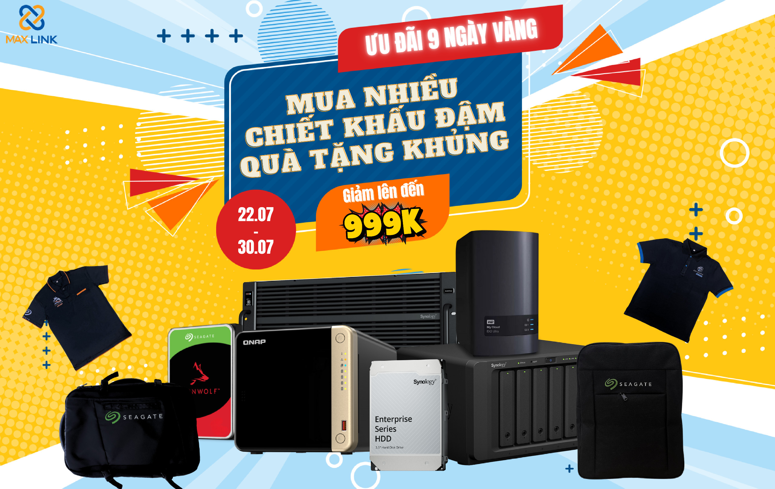 Đại Tiệc Sinh Nhật 9 Tuổi MaxLink - Ưu Đãi 9 Ngày Vàng Đại Tiệc Sinh Nhật 9 Tuổi MaxLink - Ưu Đãi 9 Ngày Vàng