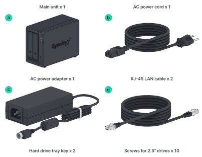 Thiết bị lưu trữ mạng NAS Synology DS725neo+ Thiết bị lưu trữ mạng NAS Synology DS725neo+