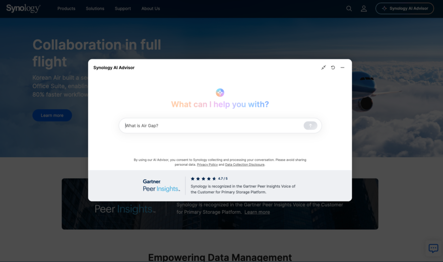 Synology Chính Thức Ra Mắt AI Advisor Để Khám Phá Thông Tin Chính Xác, Đáng Tin Cậy Synology Chính Thức Ra Mắt AI Advisor Để Khám Phá Thông Tin Chính Xác, Đáng Tin Cậy