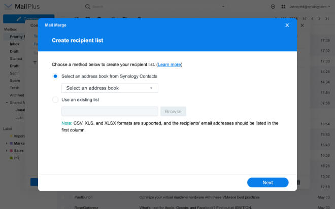 Synology MailPlus Synology MailPlus