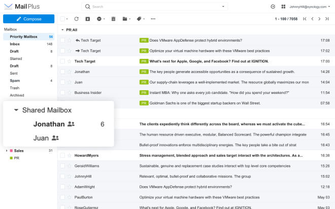 Synology MailPlus Synology MailPlus