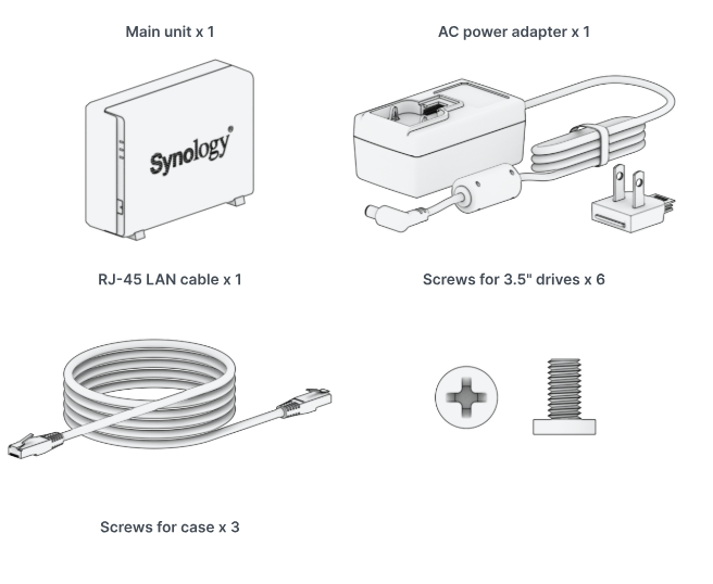 Thiết bị lưu trữ mạng NAS Synology DS124 Thiết bị lưu trữ mạng NAS Synology DS124