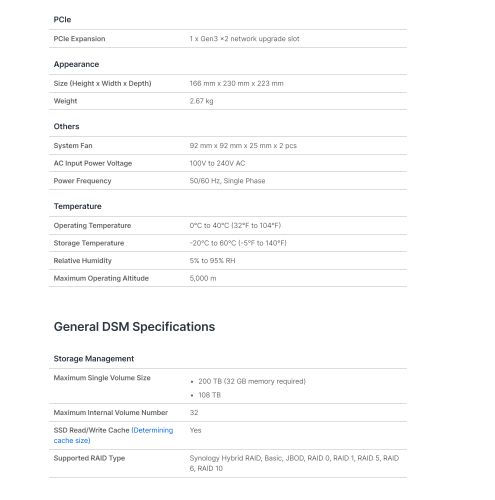 Thiết bị lưu trữ mạng NAS Synology DS1525+ Thiết bị lưu trữ mạng NAS Synology DS1525+