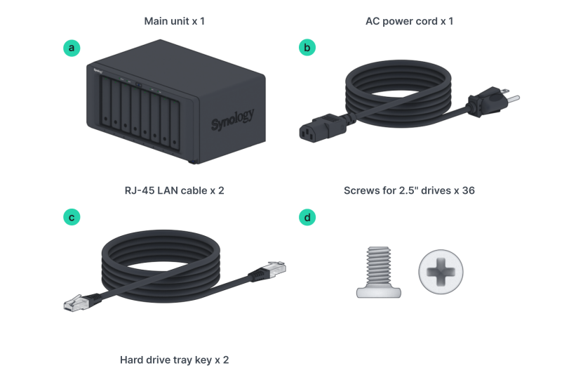 Thiết Bị Lưu Trữ Mạng NAS Synology DS1825+ Thiết Bị Lưu Trữ Mạng NAS Synology DS1825+