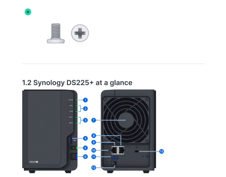 Thiết Bị Lưu Trữ Mạng NAS Synology DS225+ Thiết Bị Lưu Trữ Mạng NAS Synology DS225+
